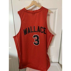 vtg 90s‎ 00s STARBURY # 3 Ben Wallace jersey Sz XXL basketball nba red marbury